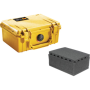 Pelicase Valise PC1150 Jaune Avec Mousse