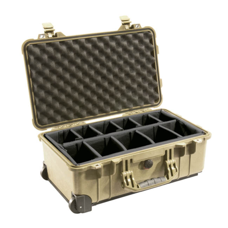 Pelicase Valise PC1510 Desert Tan Avec Mousse