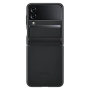 Samsung Galaxy Z Flip4 Coque en cuir noir Design