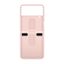 Samsung Galaxy Z Flip4 Coque Silicone Rose avec Anneau