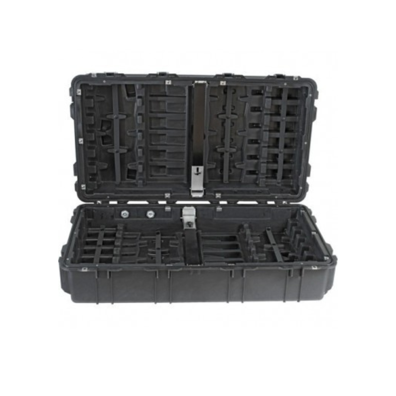 !!! Pelicase Valise PC1780 Noire Avec Bloc Rigide 12 Fusils