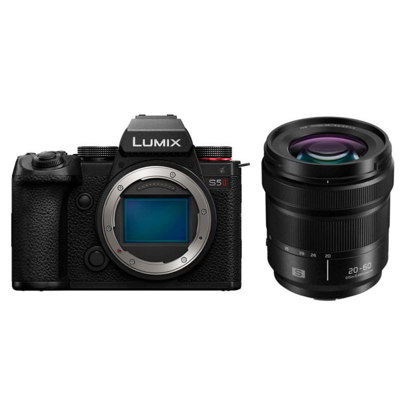 Panasonic Lumix S5M2 hybride plein format 24.2 Mp + Objectif 20-60mm