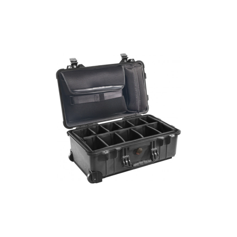 Pelicase Valise PC1510 Avec Kit Cloisons Et Pochette Couvercle Loc V2