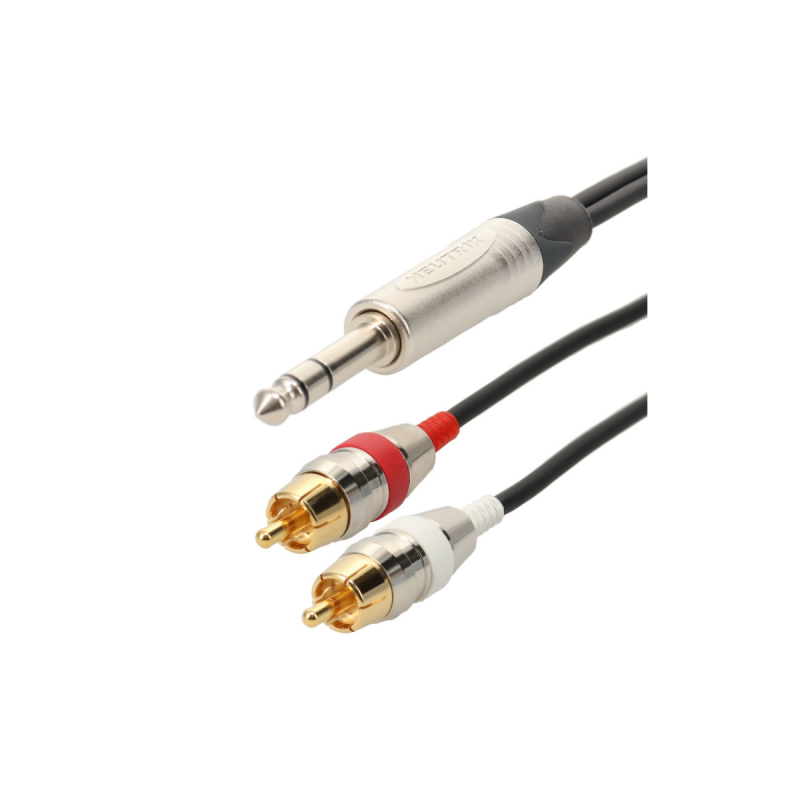 Cordon Jk 6.35 st/2 RCA MM 10m