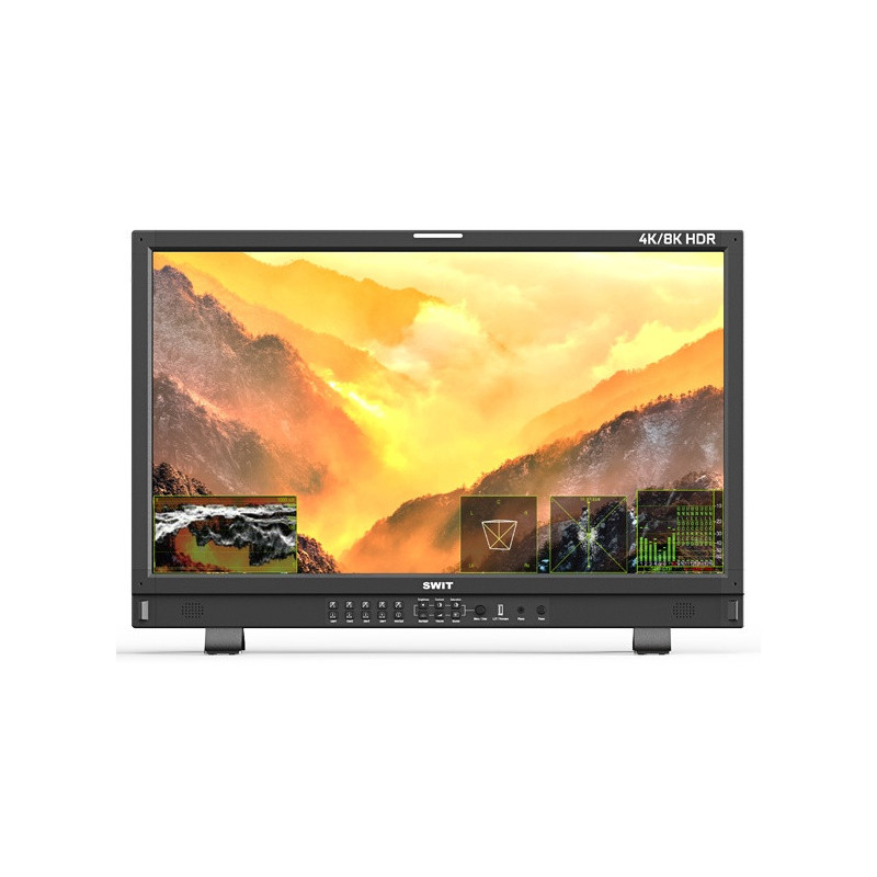 SWIT 31.5" QLED 8K High-Bright 4x12GSDI HDR Zero-Delay DCI-4K Monitor