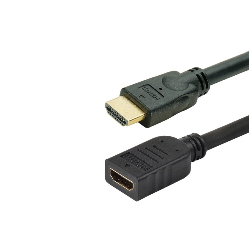 Cordon HDMI A M/F Full HD 1080p 7.2 Gbps or 10m