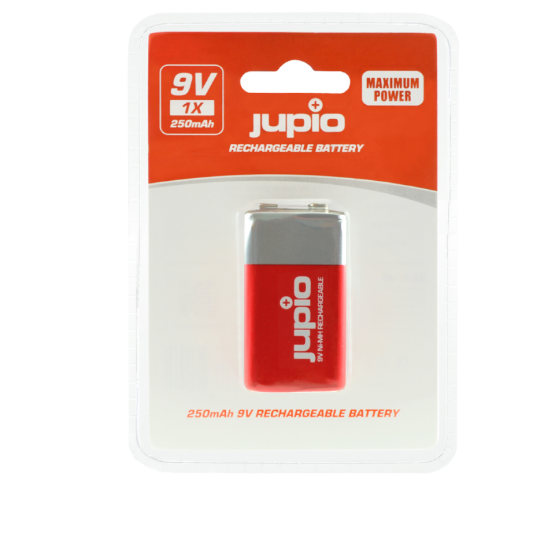 Jupio Batterie Rechargeable 9V 250mAh 1 pc