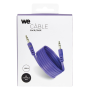 WE Câble Jack/Jack M/M plat 1.50m - violet 3.5mm