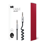 WE Câble Jack Mâle/Mâle 3.5mm noir torsadé - 2m