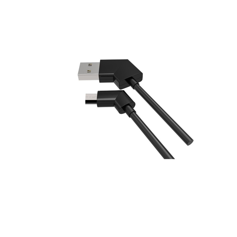 WE Câble USB/Micro USB pivotant droit ou coudé des 2 côtés