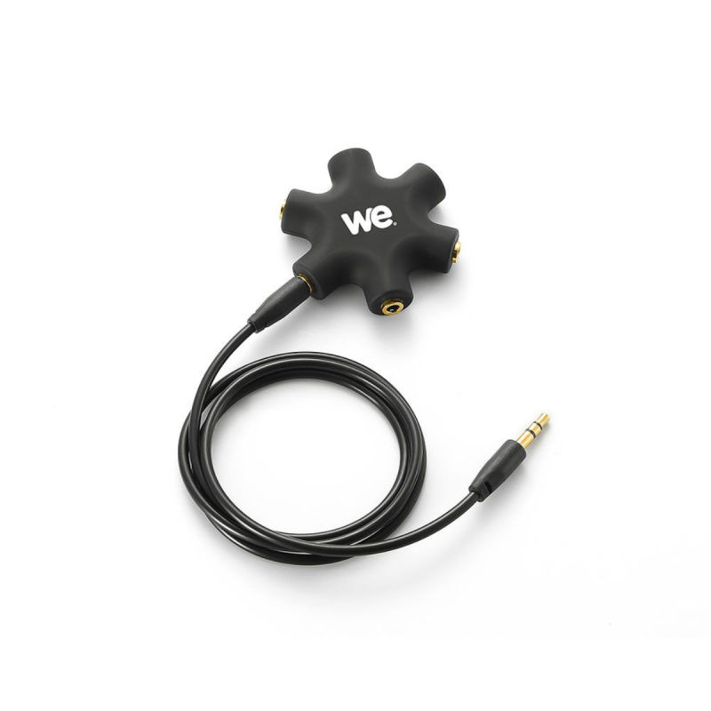 WE Adaptateur 1 entrée-5 sorties Port Cable jack 3.5mm