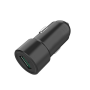 WE Chargeur allume-cigare 1 port USB 18W 3A Compatible QC 3.0 - noir