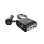 WE Chargeur de voiture  90WMax 2 prises allume cigare + 2 Ports USB