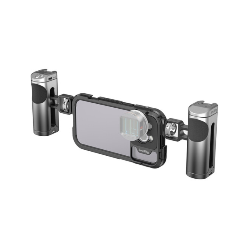 SmallRig 4076 Mobile Video Cage Kit (Dual Handheld) for iPhone14Pro