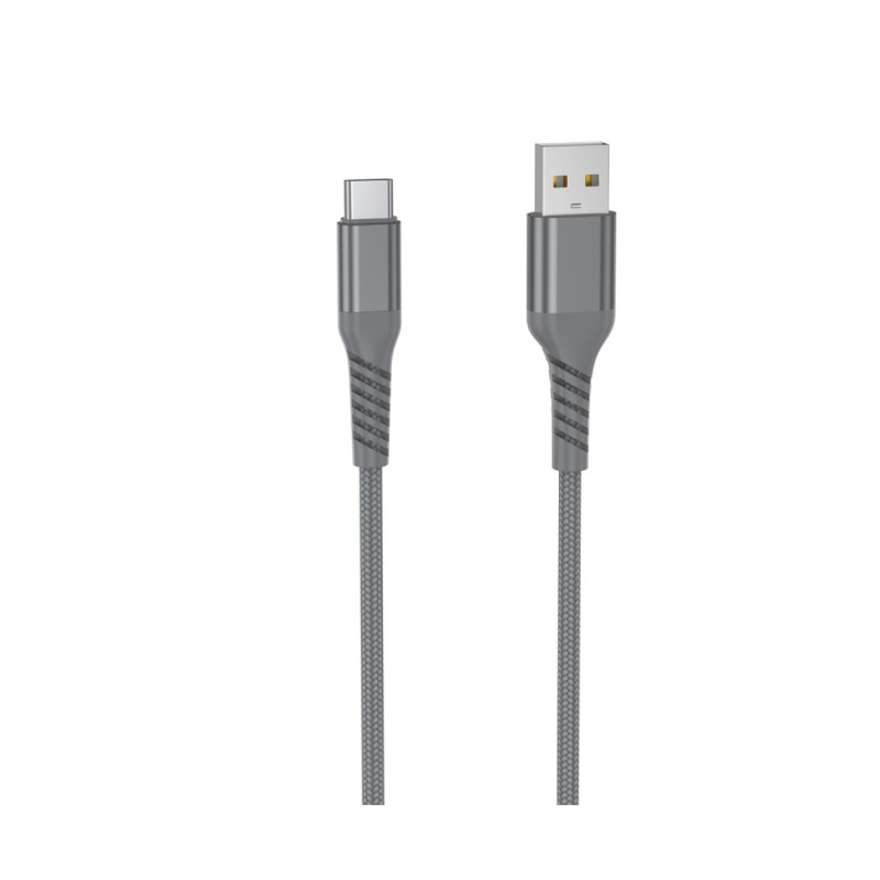 WE Câble USB/USB-C 3.2 gen 1 Mâle/Mâle cordon nylon + kevlar 400D 1m