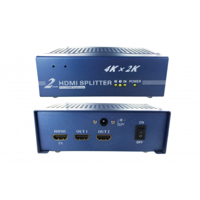 Neklan Splitter HDMI 1.4 - 2 ports - 4Kx2K 3D