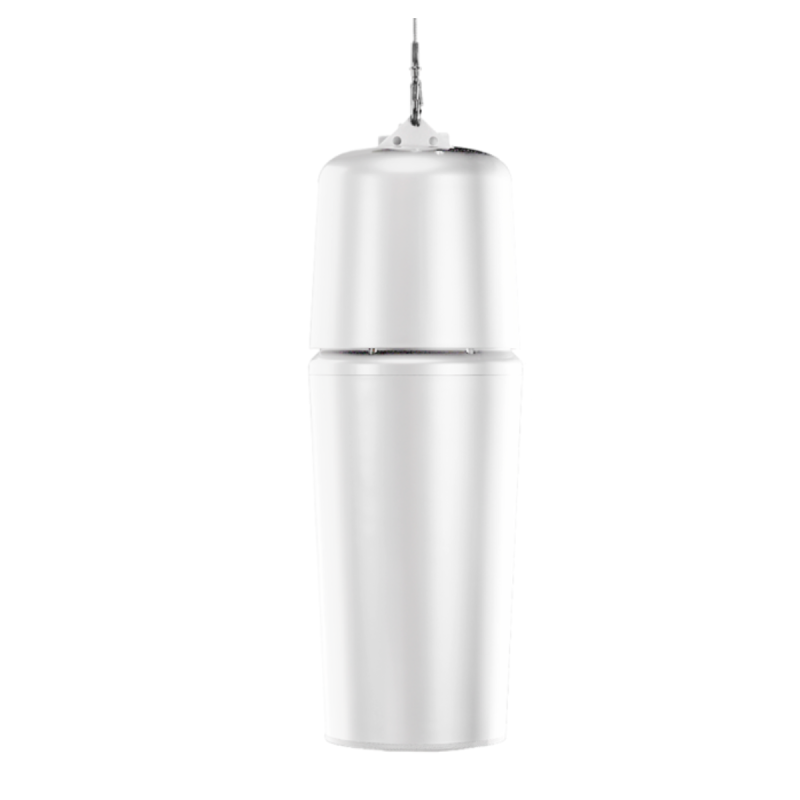 Soundtube Enceinte suspendue 2 voies 3", sub intégré 5" 25W/8O, blanc