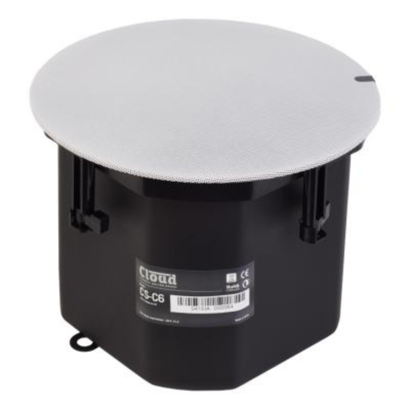 Cloud Enceinte plafonnier 6’’, 50 Watts @ 16 ohms blanc