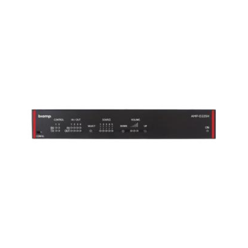 Apart 2 channel, 25W half-rack amplifier