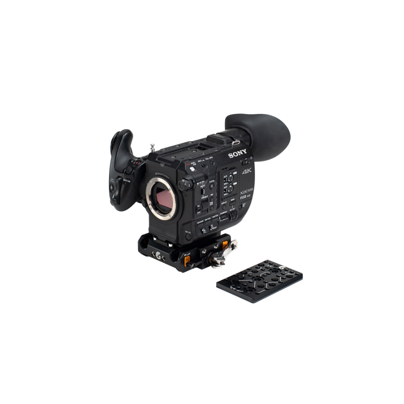 Bright Tangerine LeftField 3 Sony FS5 LeftField QR Baseplate