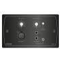 Cloud Dante Line\Mic Active Input Plate (Black)