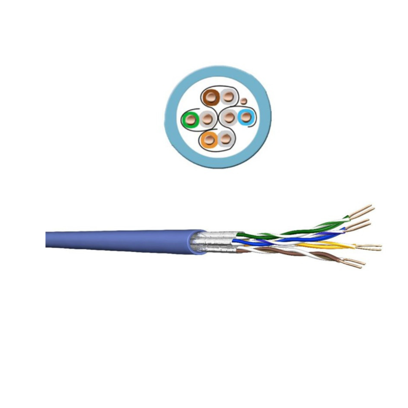 DRAKA - Câble monobrin - Cat6A U/FTP - 4paires LSHF - UC500 - 305m