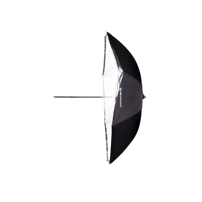 Elinchrom Parapluie Shallow 2 En 1 Blanc/Translucide 105cm