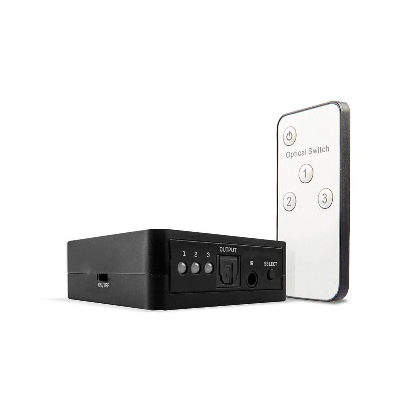 Lindy Switch Audio Numérique TosLink (Optique) 3 Ports