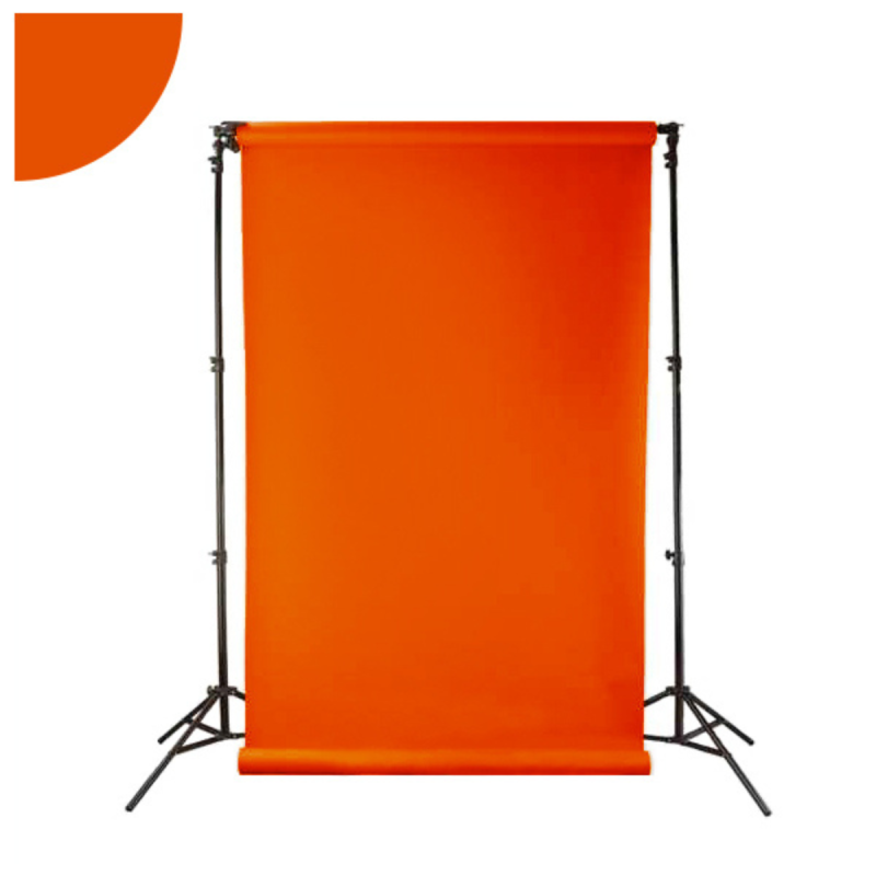 BD Rouleau fond papier  2,72 x 11 m FIRE ORANGE