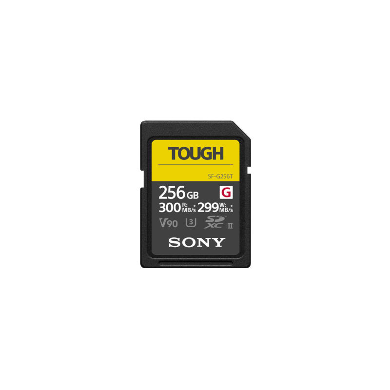 Sony Tough Carte SDXC Pro 256 Go 18x Stronger UHS-II R300 W299 -V90