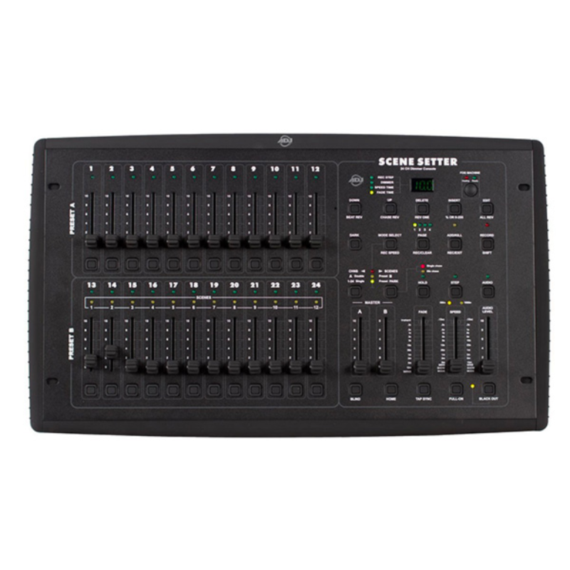 American DJ Console lumière DMX 24 canaux à mémoire Scene Setter 24