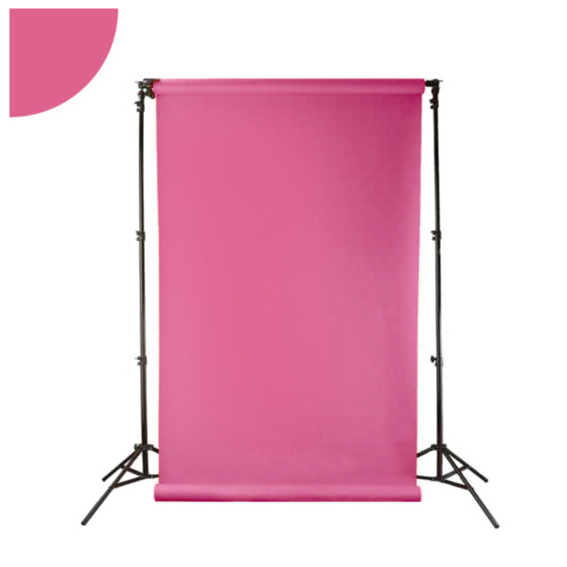 BD Rouleau fond papier  1,36 x 11 m HOT PINK