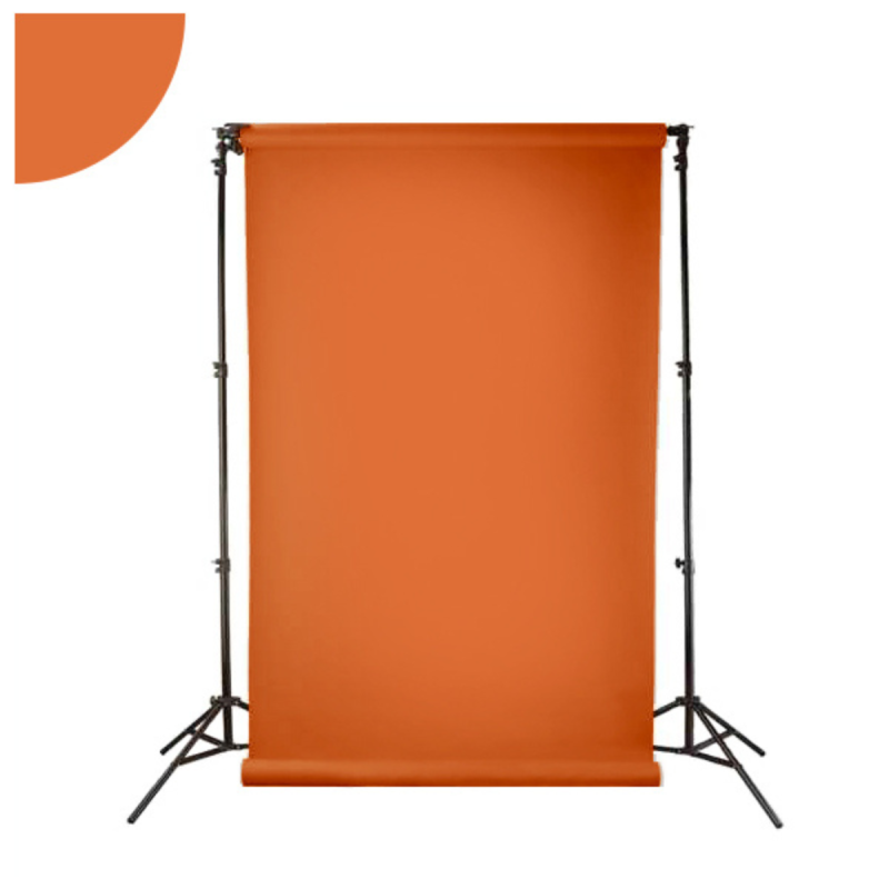 BD Rouleau fond papier  2,72 x 11 m TANGERINE