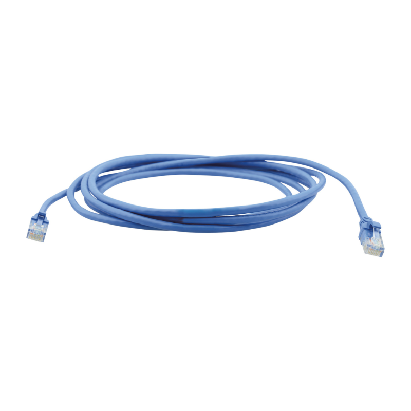 Kramer Slim Patch Cord CAT6A S/FTP 4PX26AWG 500MHz LSHF ,Blue, 0.15m