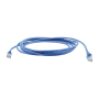 Kramer Slim Patch Cord CAT6A S/FTP 4PX26AWG 500MHz LSHF ,Blue, 1.0m