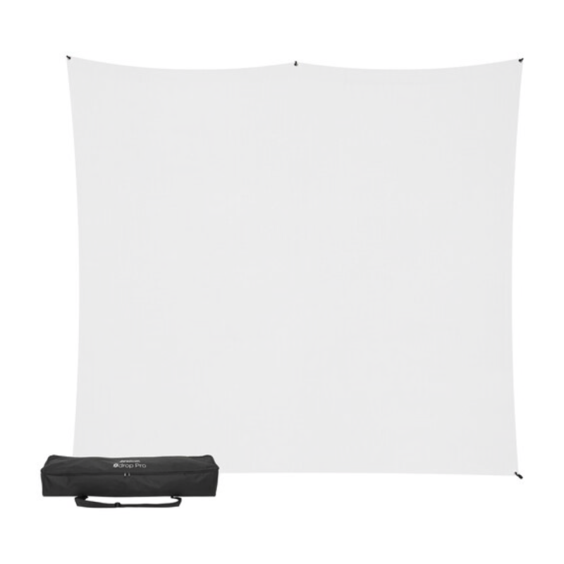 WESTCOTT Pro Kit support + fond High-Key Blanc + sac - 2,40x2,40m