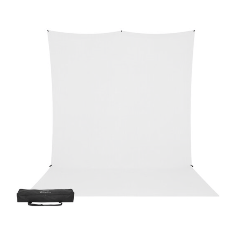 WESTCOTT Pro Kit support + fond cyclo High-Key Blanc + sac 2,40x3,9m