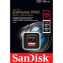 Sandisk Carte mémoire SDXC Extreme Pro 256GB, Cl.U3, UHS-II, 300MB/s