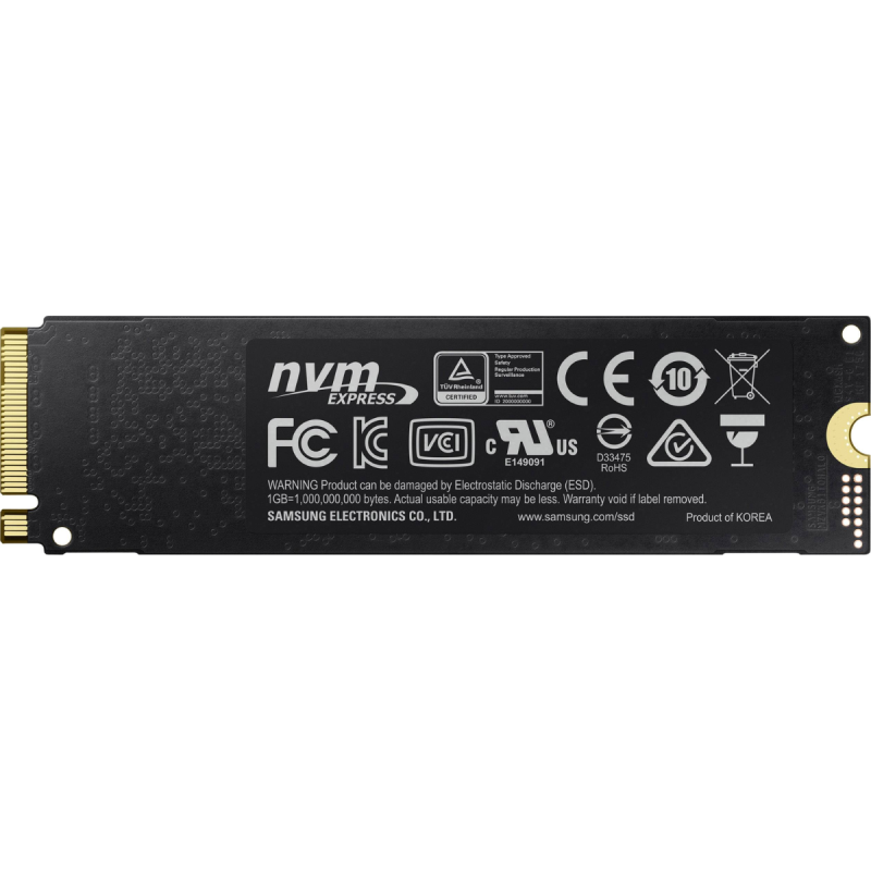 Samsung SSD SERIE 970 EVO+ M.2 500G PCIe 3.0 x4 NVMe MZ-V7S500BW