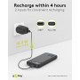 Goobay Batterie externe 10000MAh affichage d'état. 2 sorties USB-A