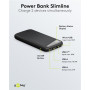 Goobay Batterie externe 10000MAh affichage d'état. 2 sorties USB-A