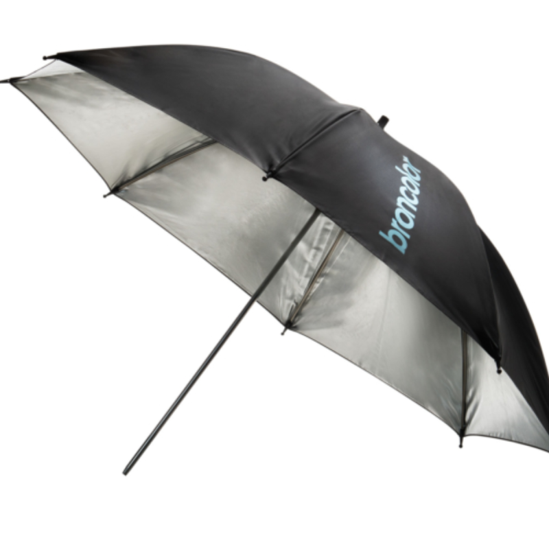 Broncolor parapluie argenté/noir Ø 105 cm