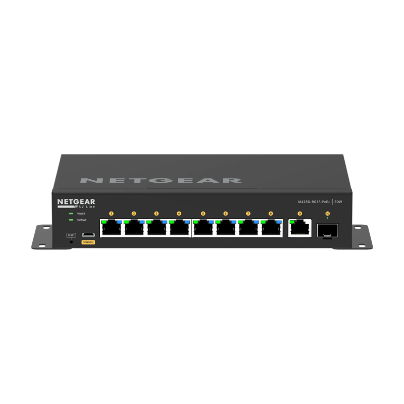 Netgear 10PT M4250-9G1F-Poe+ Managed Swch