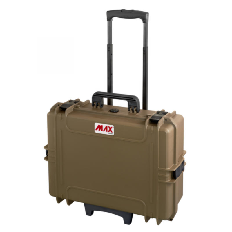 Panaro Valise MAX505STR mousses en cubes avec chariot Sahara