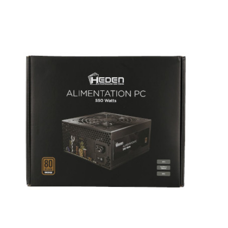 Heden Alimentation PC ATX HEDEN 80PLUS 550W bronze