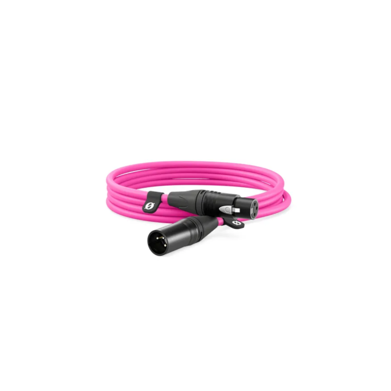 XLR3M-P Câble XLR 3m Pink