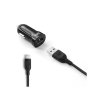 WE Bundle charg voit+ câble USB/USBC chargeur 1USB x 2.4A 1.20m Noir