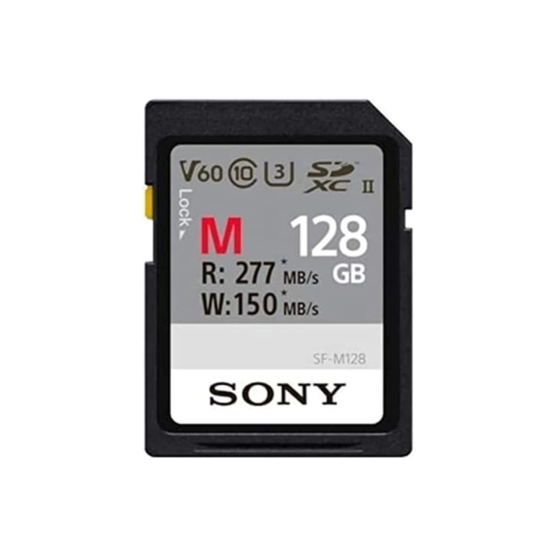 Sony SF-E128 Carte SDXC 128Go R270/W45 UHS-II ENTRY SERIE CL10 U3