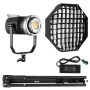 GVM Projecteur LED avec Softbox SD200D