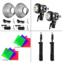 GVM Kit de 2 Projecteurs LED GVM-P80S